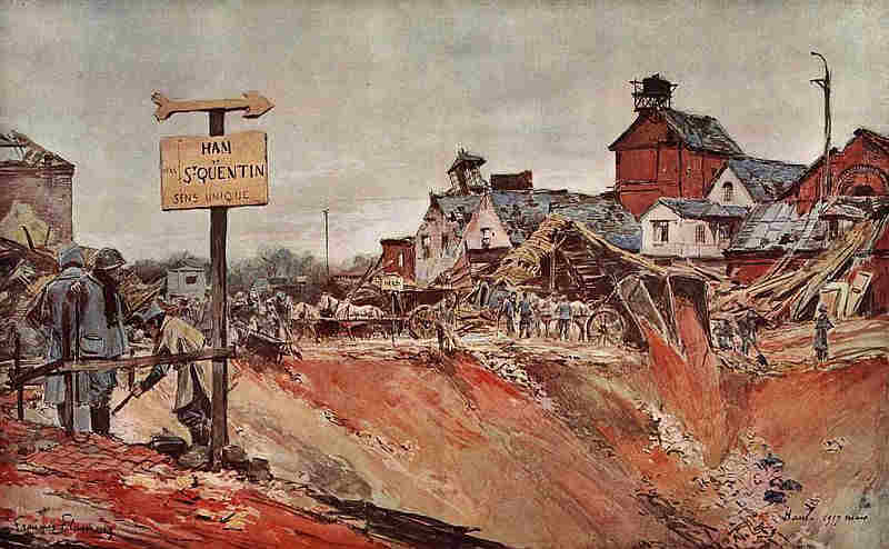 les entonnoires de ham par francois flameng