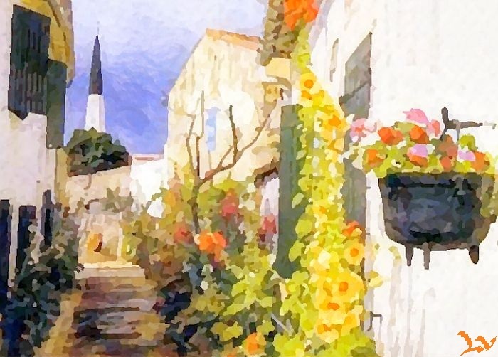 ruelle Ars-en-R&eacute; par Laura Voolu