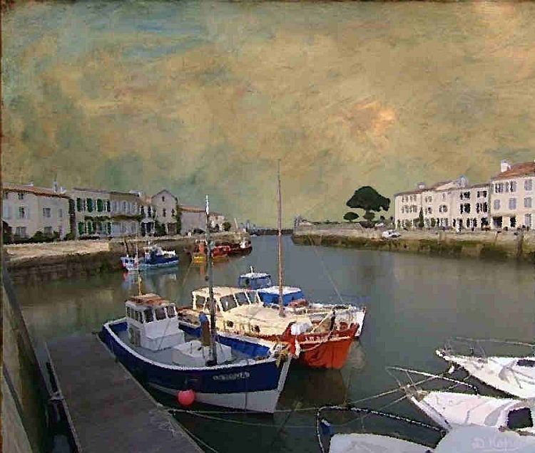 Port de St-Martin de R&eacute; avant l'orage par Dan Kopel