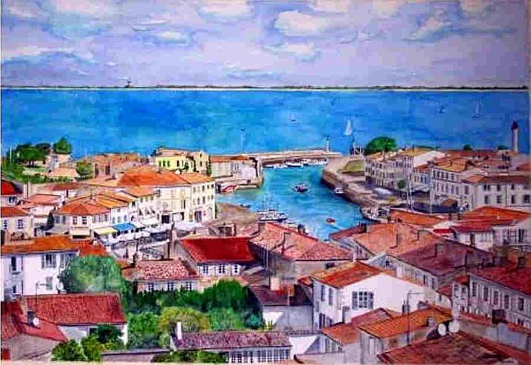 Port  Saint-Martin de R&eacute;  par Herv&eacute; Damon