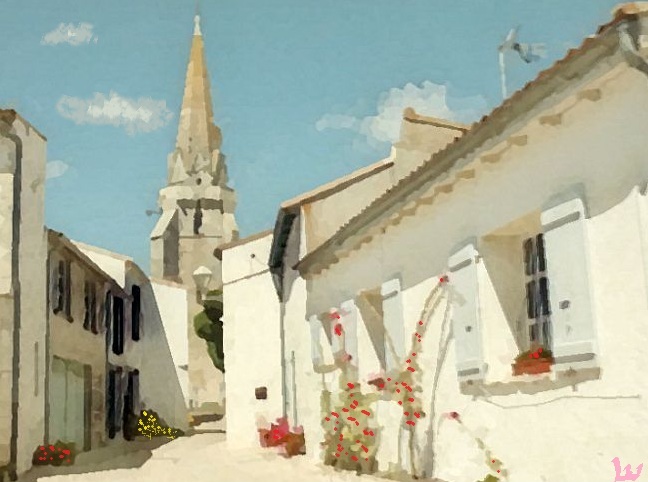 Rue Ste-Marie de R&eacute; par Laura Voolu