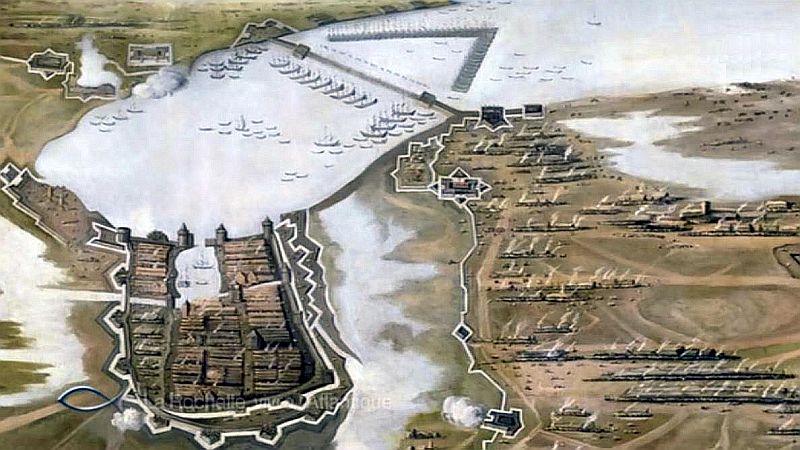 Digue de Richelieu &agrave; La Rochelle 