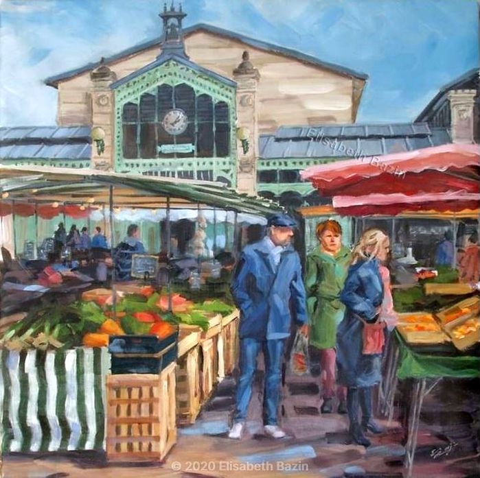 March&eacute; de La Rochelle par Elisabeth Bazin