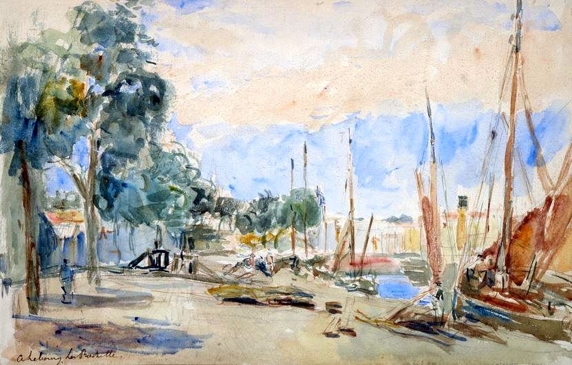 Port de La Rochelle par Albert Lebourg