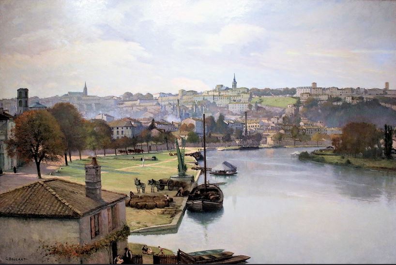 Port de j'Humeau &agrave; Angoul&ecirc;me par Ambroise Boucart