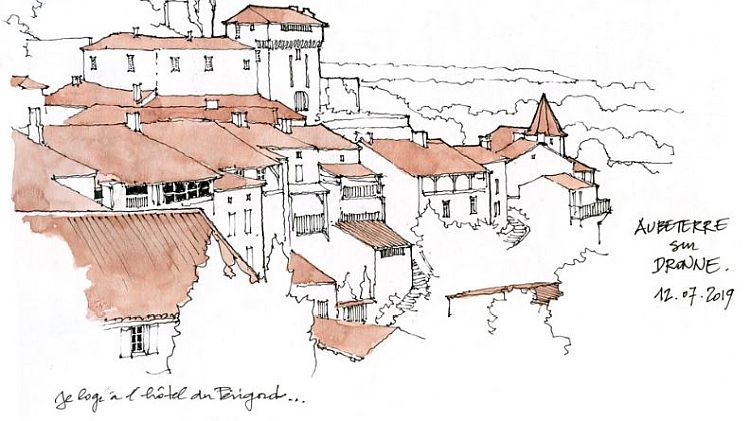 Aubeterre sur Dronne par G&eacute;rard Michel