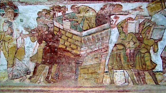 Tour de Babel nef abbatiale Saint-Savin