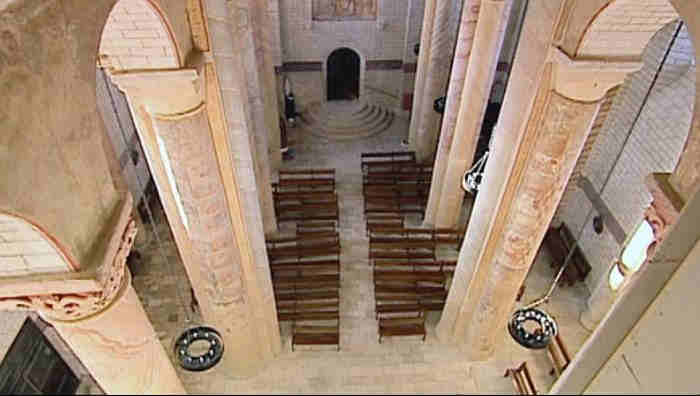 Saint-Savin abbey nave