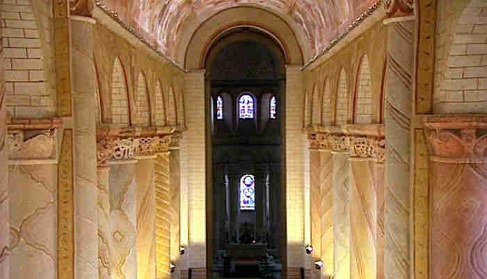 nef abbatiale Saint-Savin