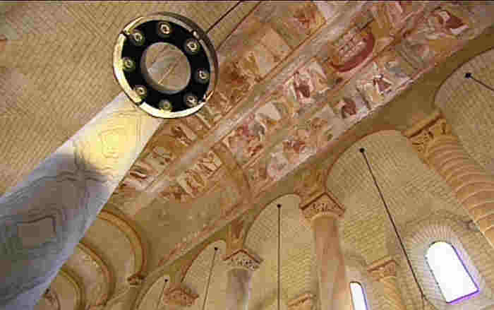 fresques nef abbatiale Saint-Savin