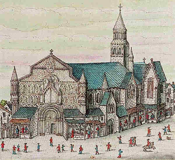 Notre-Dame la Grande de Poitiers en 1699