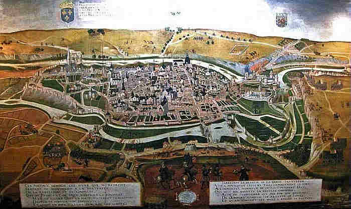 Si&egrave;ge de Poitiers par  Coligny 1569