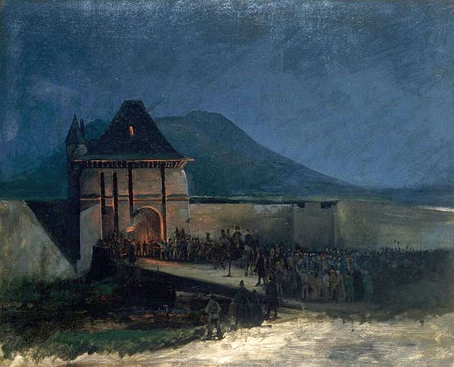 Arriv&eacute;e de napol&eacute;on &agrave; Grenoble par Alexandre Debelle
