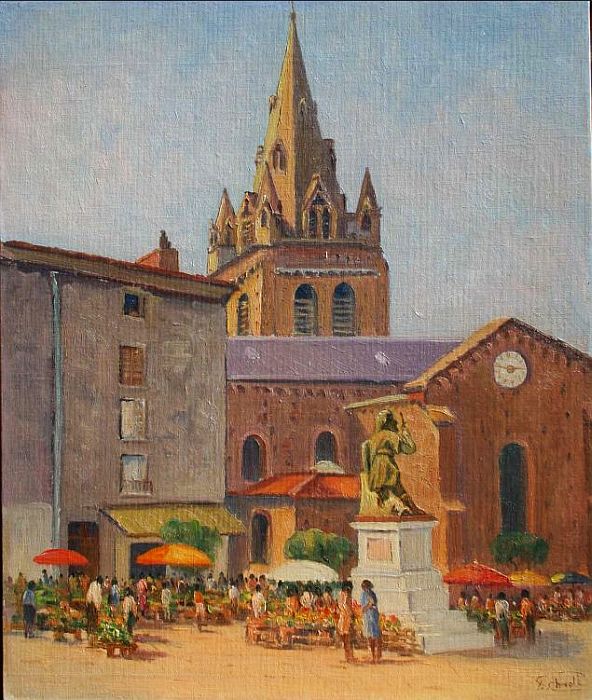 Place st-Andr&eacute; &agrave; Grenoble par Florent  Chad&eacute;