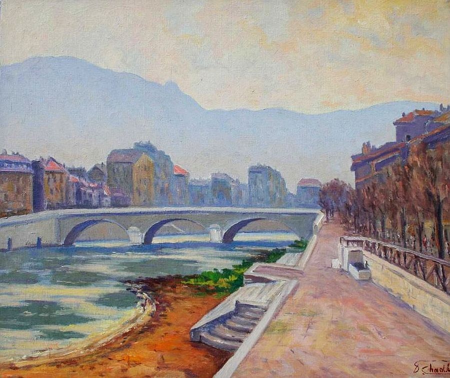 Quai St-Pierre &agrave; Grenoble par Florent Chad&eacute;