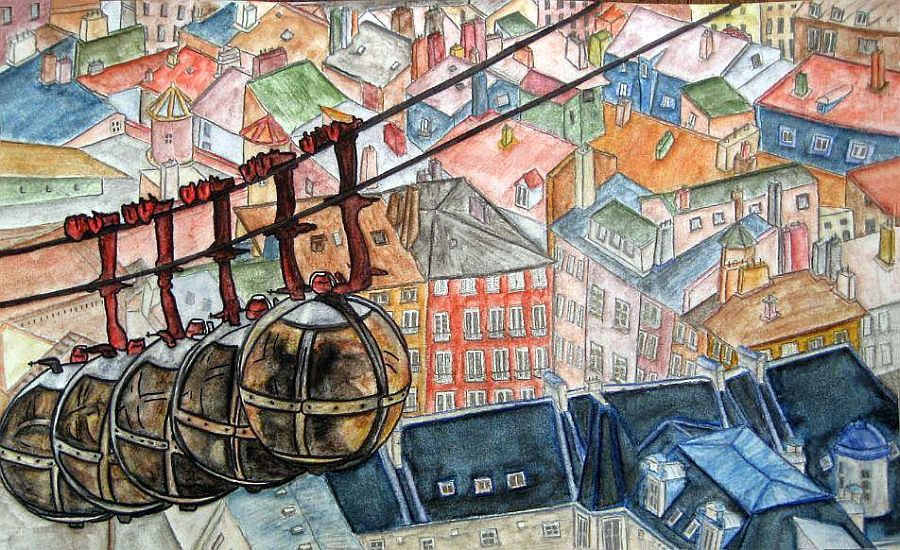 Les  bulles de Grenoble par Jean Boy&eacute;