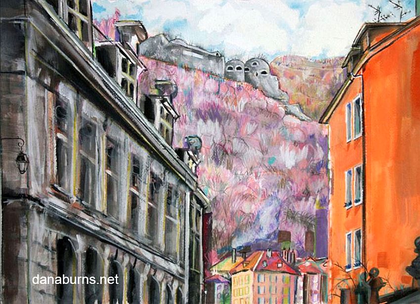 Vers les  quais de l'Is&egrave;re par Dana Burns
