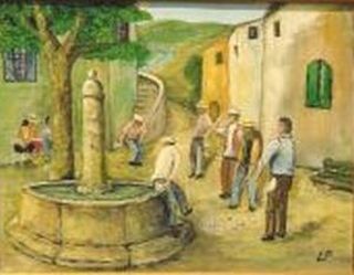 Joueurs_boules_Pierre laguarrigue