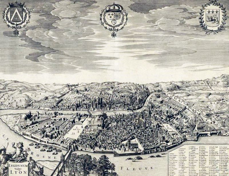 Lyon, quaie de Saone et promatiale St-Jean par Laurent Laloge