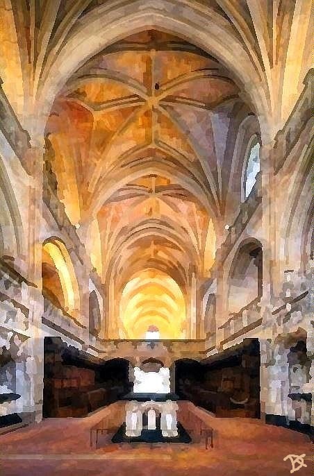 Choeur de l'&eacute;glise du monastere Royal de Brou par Dan Kopel
