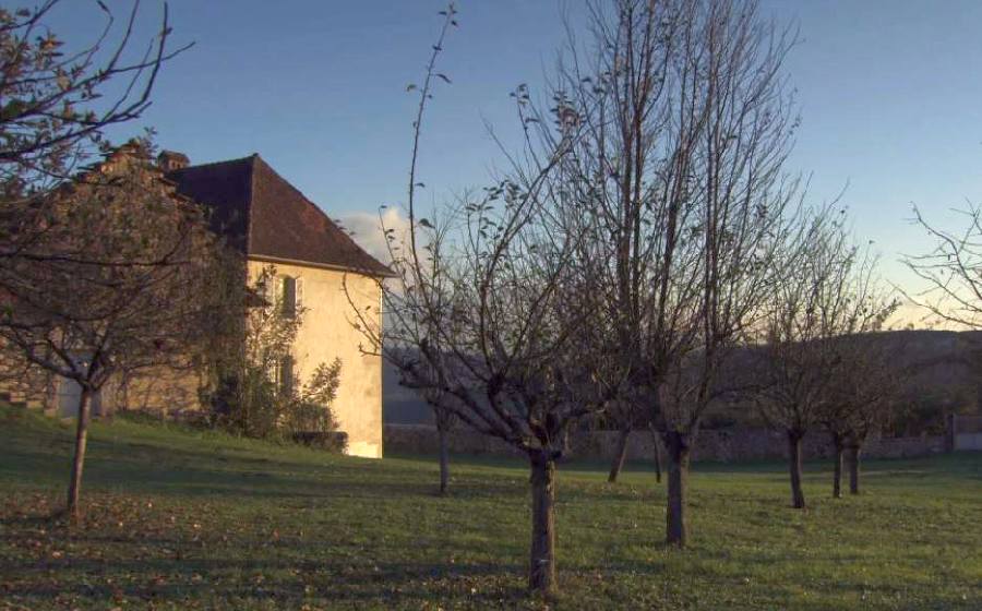 Le verger de la maison d'Izieu