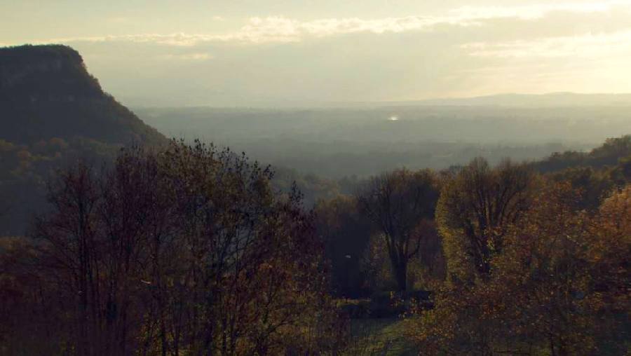 Paysage de l'Ain &agrave; Izieu