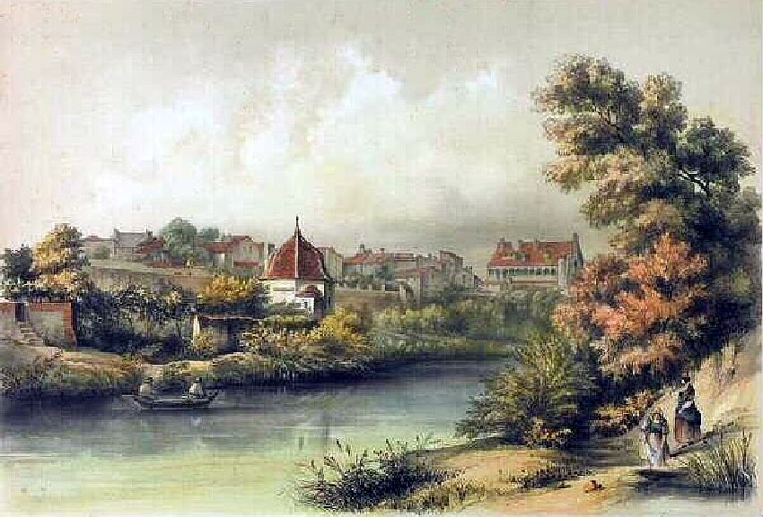 Vue de N&eacute;rac par Fr&eacute;d&eacute;ric Dandiran