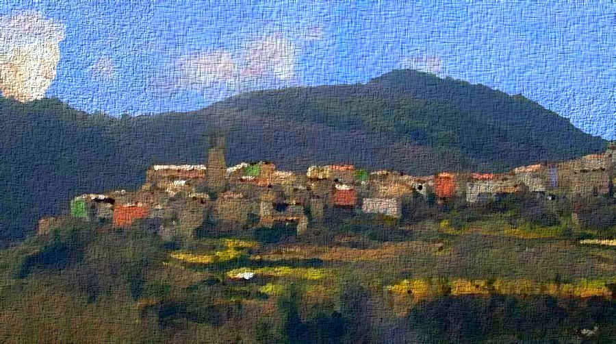 Jean Ferrat  veille  sur Antraigues par Dan Kopel