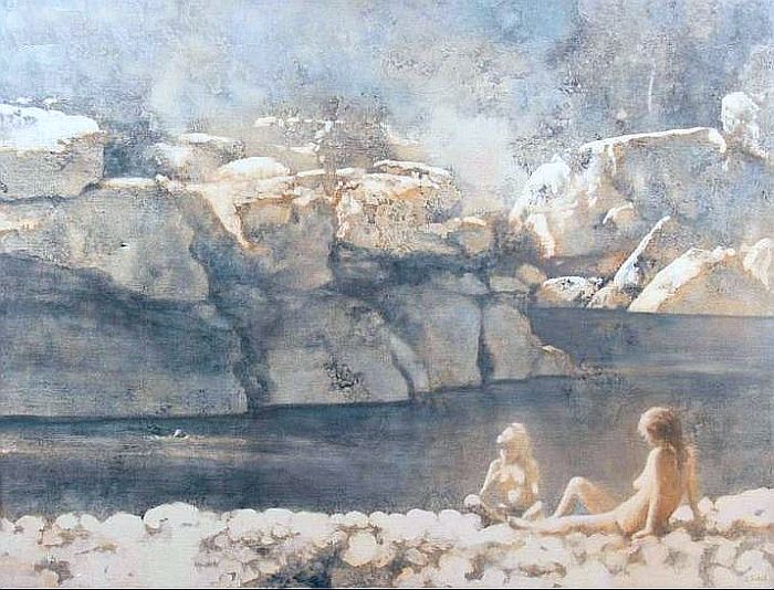 Baignade gorges de l'Ard&eacute;che p