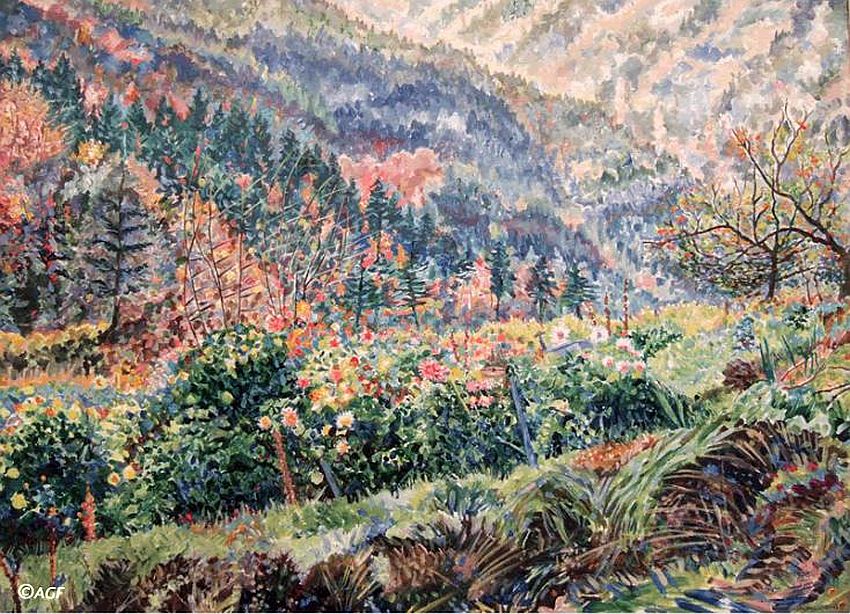 Paysage de l'Ard&egrave;che Andrew G Forest