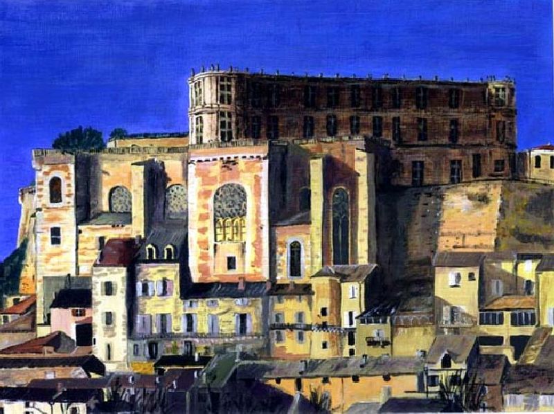 ch&acirc;teau de Grignan par Christian de Lattre