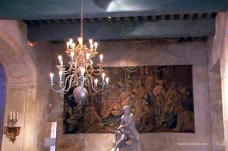 Grand vestibule  du ch&acirc;teau de Grignan