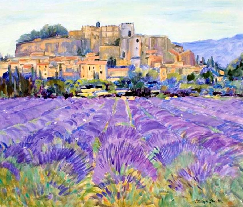 First view of Grignan par Sally Smith