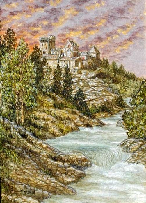 Chateau d'Aulan par Marie Jeanne Mourot