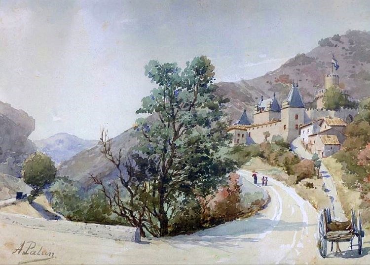 Chateau d'Aulan par Auguste Palun