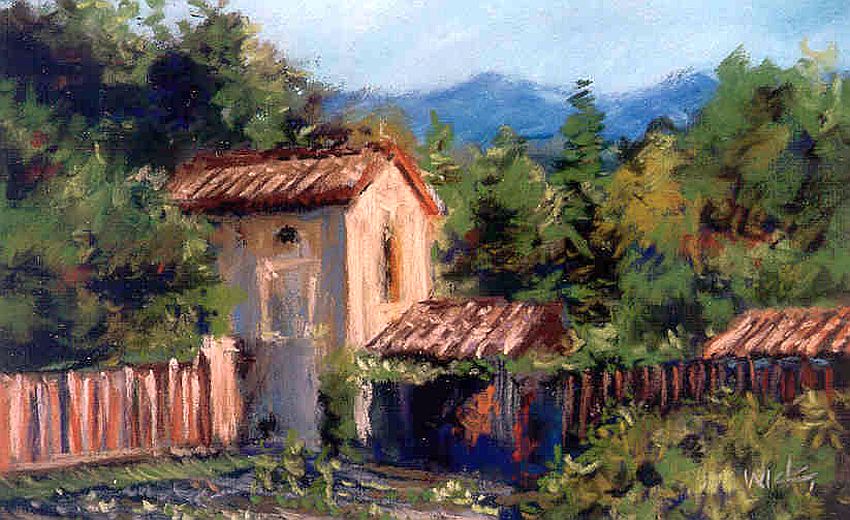 Dieulefit garden by Gary Wick