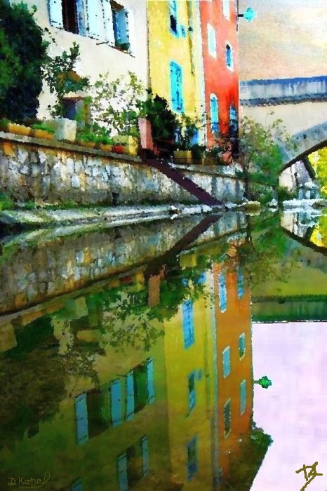 Au fil de l'eau &agrave; Dieulefit par Dan Kopel