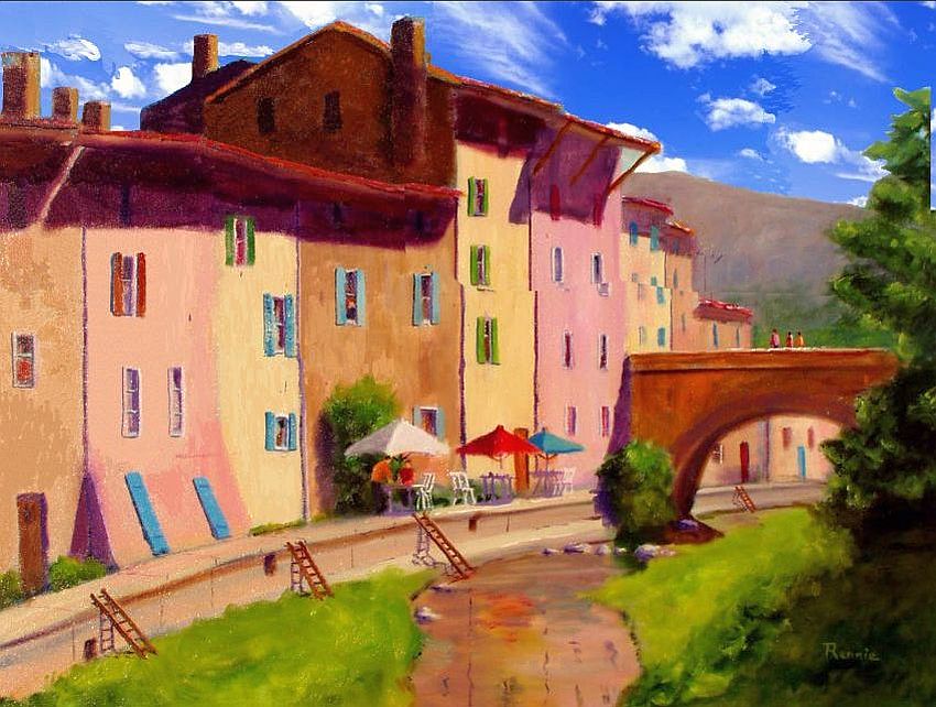 Bord de rivi&egrave;re &agrave; Dieulefit par Mike Svob