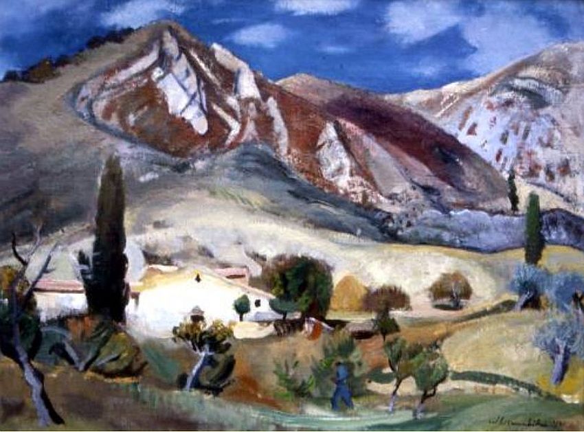 Paysage autour de Dieulefit par Willy Eisenschitz