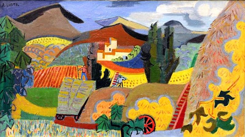 La campagne de Mirmande par Andr&eacute; Lhote