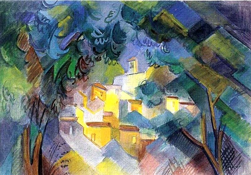 Mirmande &agrave; travers les ch&ecirc;nes par Guy Marandet