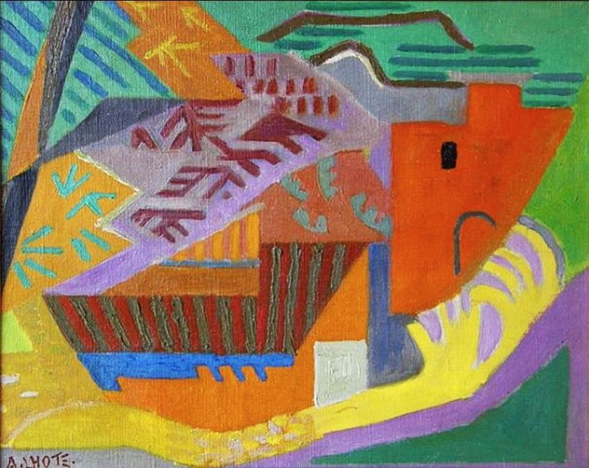 Mirmande par Andr&eacute; Lhote