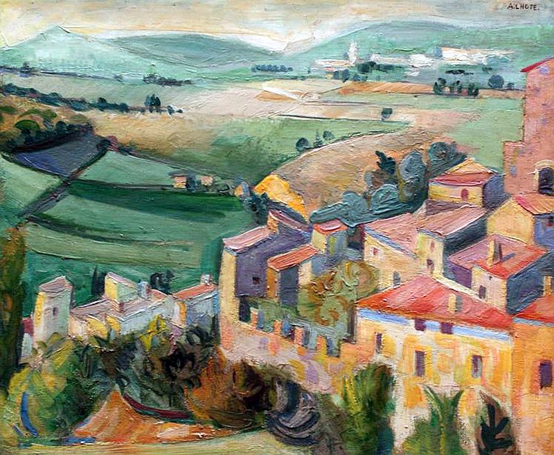 Mirmande par Andr&eacute; Lhote