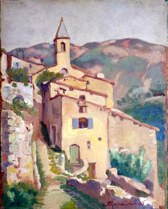 Montbrun-les-Bains peinture
