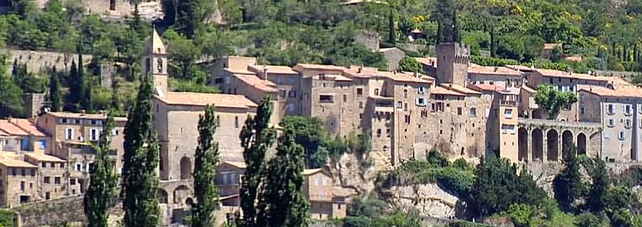 Vue de Montbrun-les-Bains