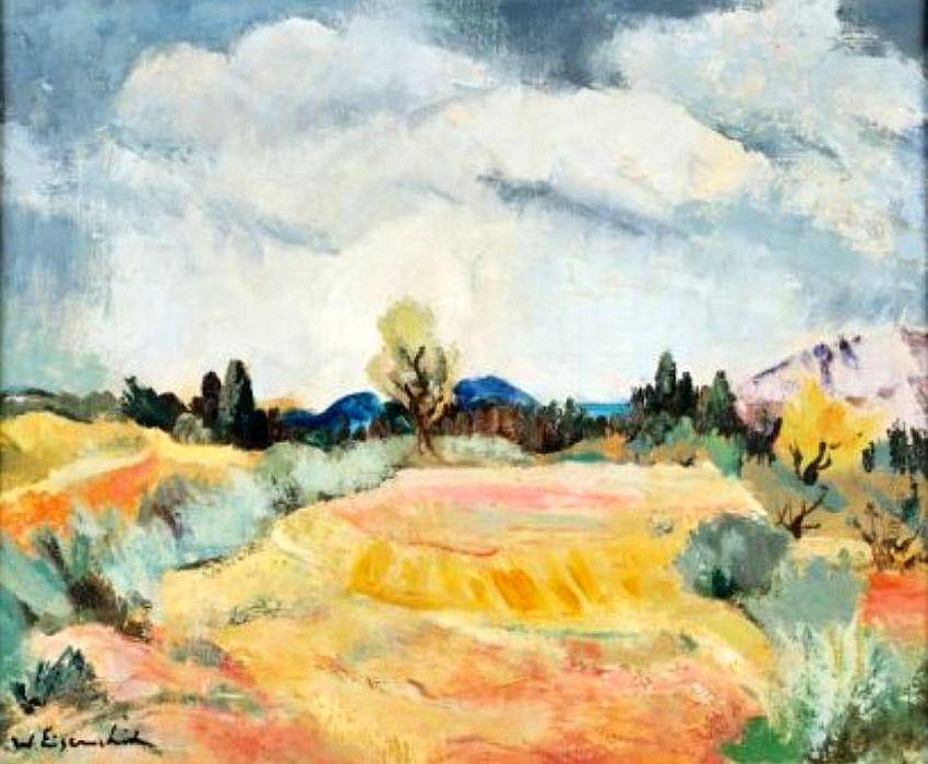 Paysage de la  Drome par Willy Eisenschitz