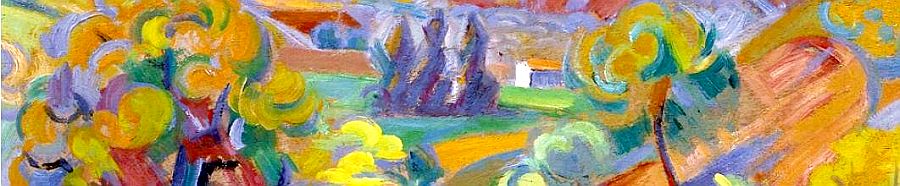 Paysage de la Drome par Andr&eacute; Lhote