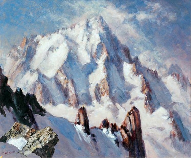 aiguille de Chamonix par Marcel Wibault