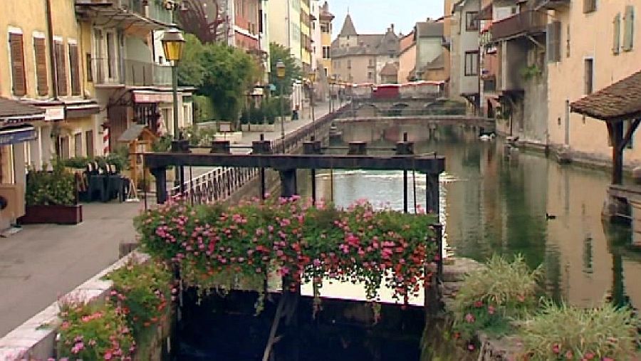 écliuse sur le Thiou à Annecy