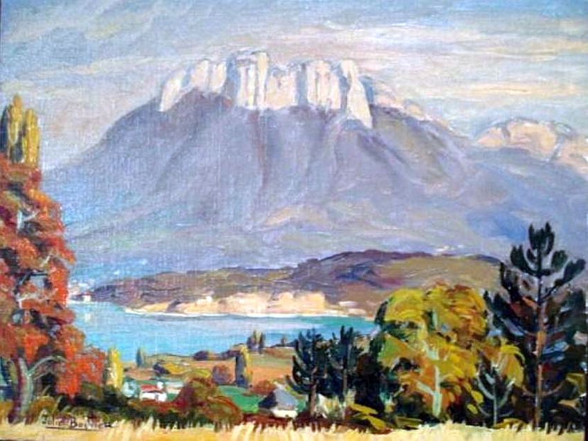 lac  Annecy et   dents de l'Enfon par Julien Bouvier